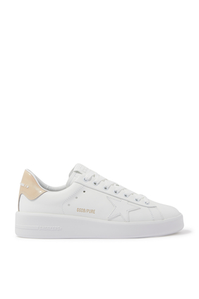 Purestar Sneakers with Peach-Colored Heel Tab